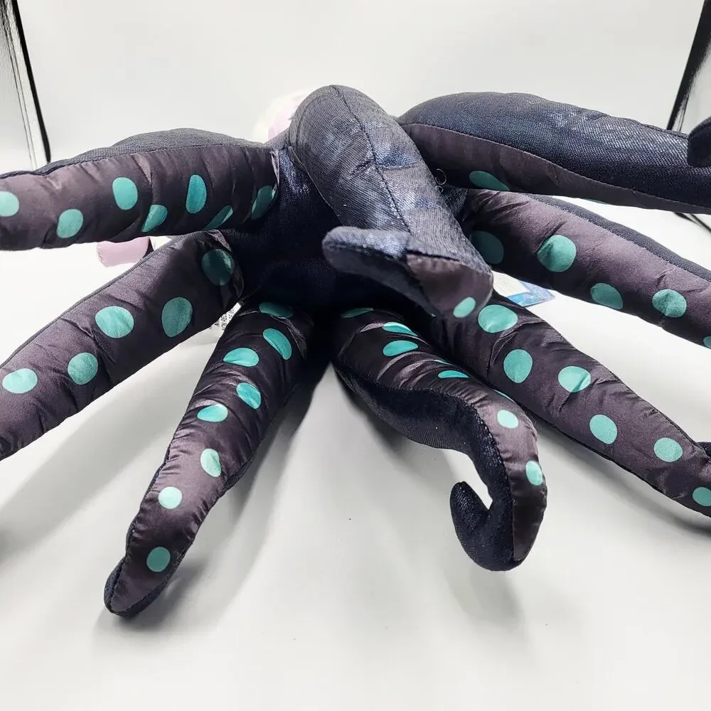 NWT Disney The Little Mermaid Ursula Octopus Shape Plush Buddy Pillow Decorative